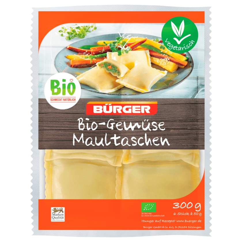 Bürger Bio-Gemüsemaultaschen 300g